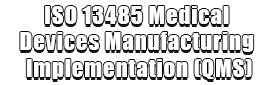 ISO 13485 Medical Devices Manufacturing Implementation (QMS) Logo